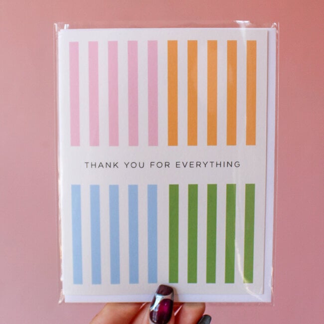 Thank You For Everything Card