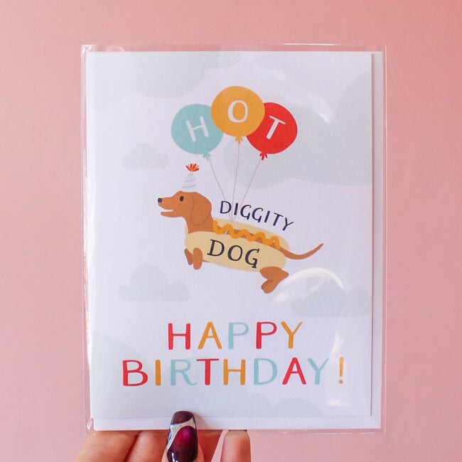 Hot Diggity Dog Card