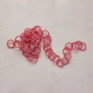 Candy Cane Link Garland
