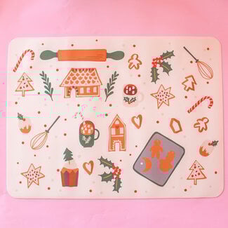 Silicone Baking Mat Cream - Baking Icons