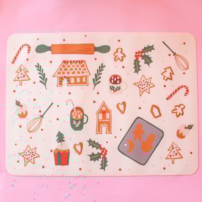 Silicone Baking Mat Cream - Baking Icons