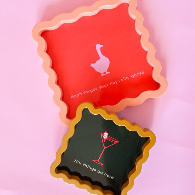 Silly Goose Lacquer Tray