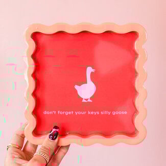 Silly Goose Lacquer Tray