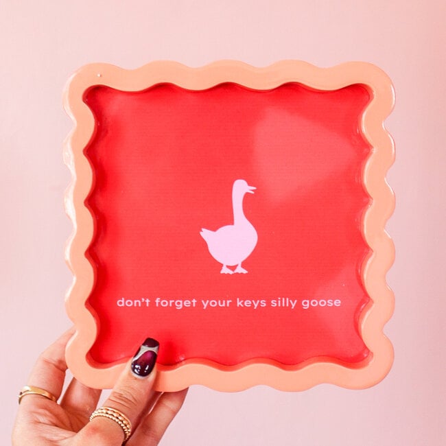 Silly Goose Lacquer Tray