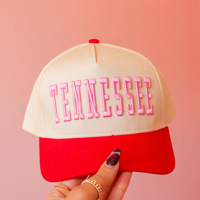 TENNESSEE Shade of Pink Vintage Trucker Hat