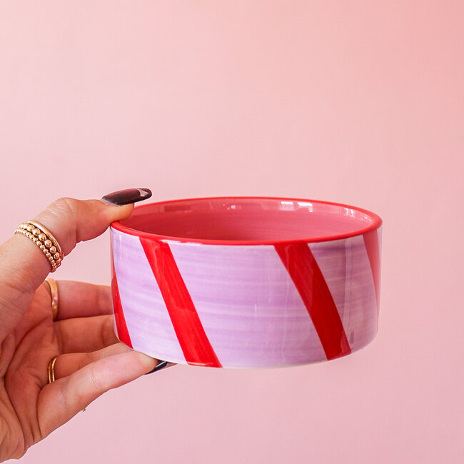 The Izzy Wine Coaster Lilac and Rust