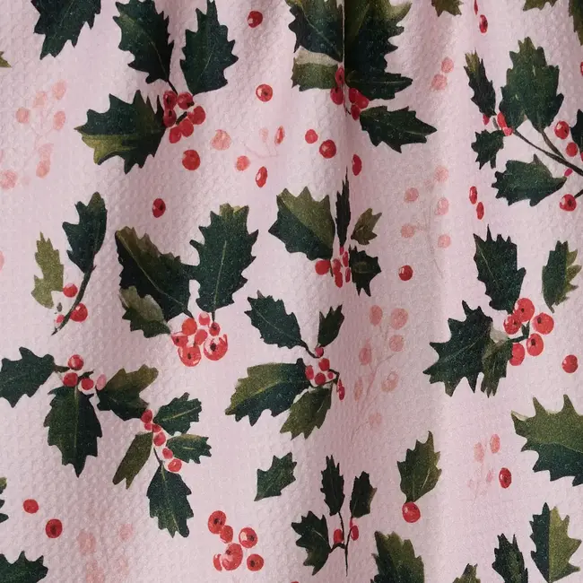 Blushberry Geometry Tea Towel