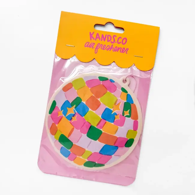Rainbow Disco Ball Air Freshener