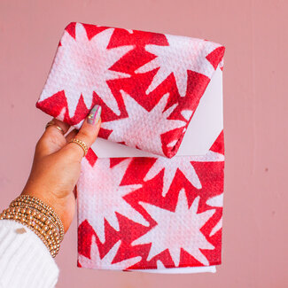 Estrellas Geometry Tea Towel