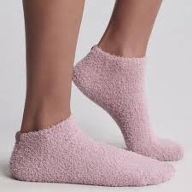 CozyChic Striped Tennis Socks Teaberry