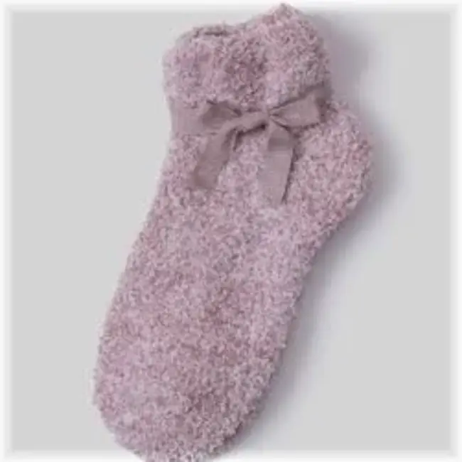 CozyChic Striped Tennis Socks Teaberry