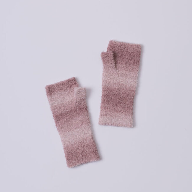 CozyChic Spacedye Fingerless Gloves Teaberry