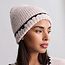 CozyChic Ribbed Blanket Stitch Beanie Stone