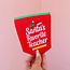 Santa's Favorite Teacher Iced Cup Coolie