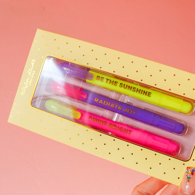 Shine Bright Wax Highlighter Set