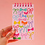 Colorful Bows Spiral Top Notebook