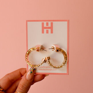 Hoo Hoops Hoo Hoops Small Gold Glitter