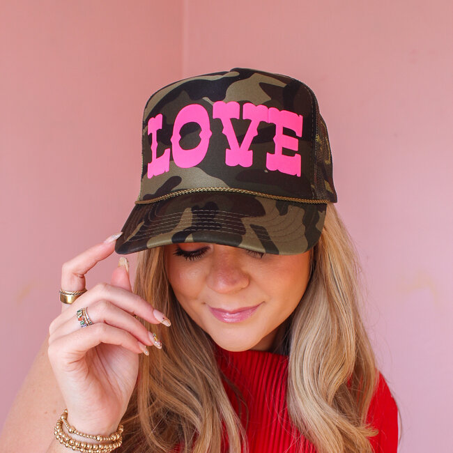 Big Love Camo Trucker Hat
