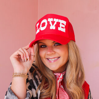 Big Love Red & White Trucker Hat