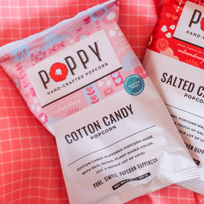 Cotton Candy Poppy Snack Bag