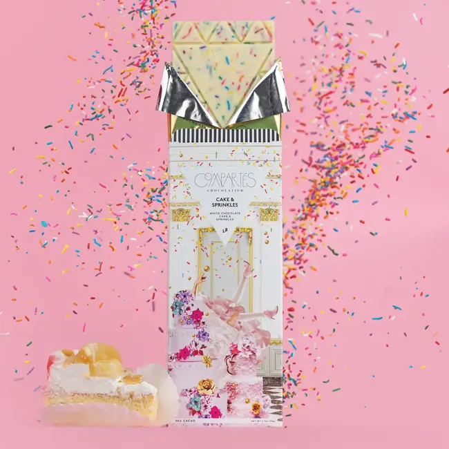 Cake and Sprinkles Chocolate Bar