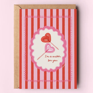 The Shelley Society Sucker For You Card