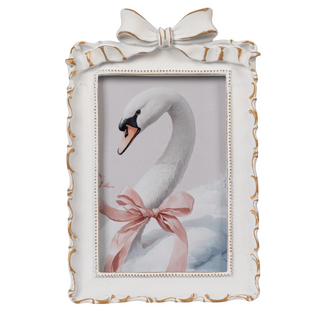 Bow and Swan Photo Frame