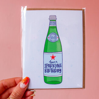 Brittany Paige Seltzer Water Have A Sparkling Birthday Card