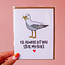 Seagull Steal Fries Card