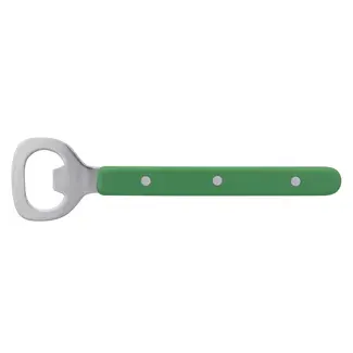 Green Stainless Steel Bottle Opener with Resin Handle