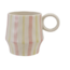 Pink & Green Stripes Mug