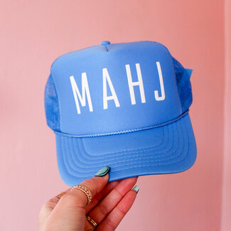 Blue Mahj Trucker Hat