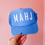 Blue Mahj Trucker Hat