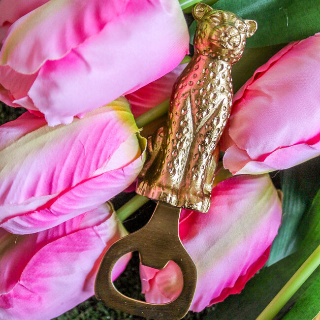Cheetah Bottle Opener