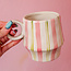 Pink & Green Stripes Mug