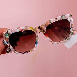 Gia Pink Pearl Sunglasses by Freyr