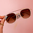 Weston Light Pink & Brown Sunglasses by Freyr