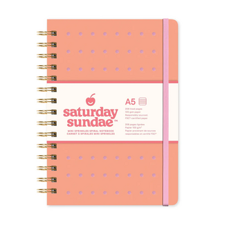 Tutti-Frutti Mini Sprinkles Spiral Notebook