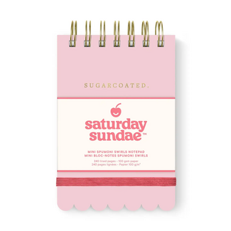 Bubble Gum Mini Spumoni Swirls Notepad