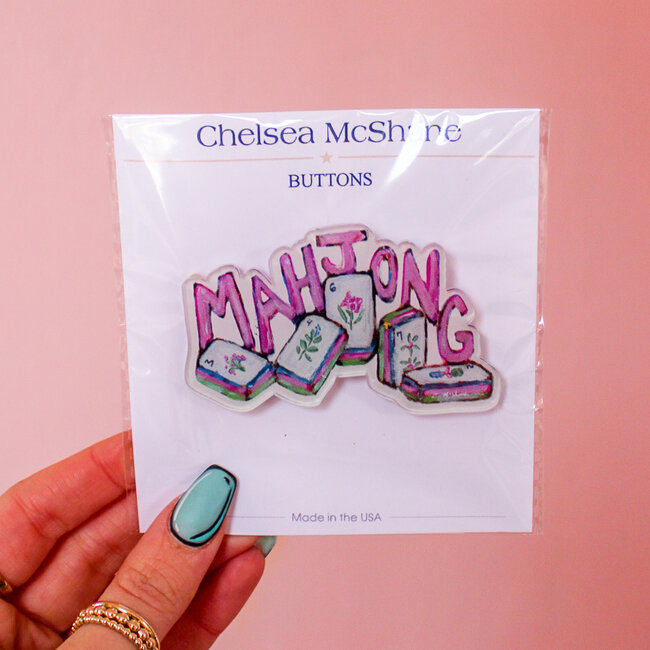 Mahjong Tiles Button