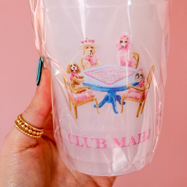 Mahjong Dogs Frosted Cup (6 Pack)