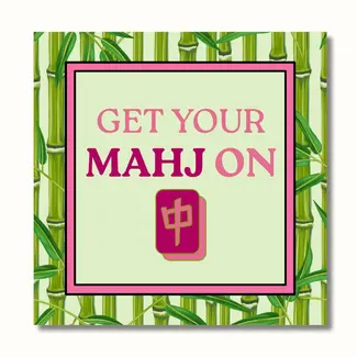 Get Your Mahj On Cocktail Napkins