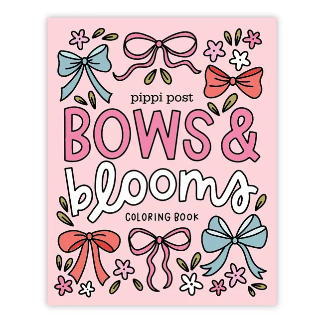 Bows & Blooms Coloring Book