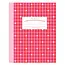 Gingham Daisy Composition Notebook