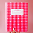 Gingham Daisy Composition Notebook