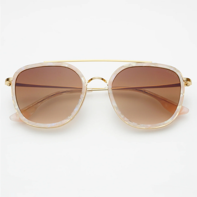 Weston Light Pink & Brown Sunglasses by Freyrs