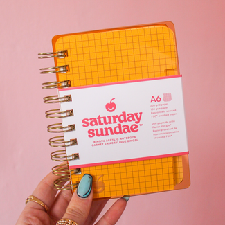 Bingsu Acrylic Notebook Mango