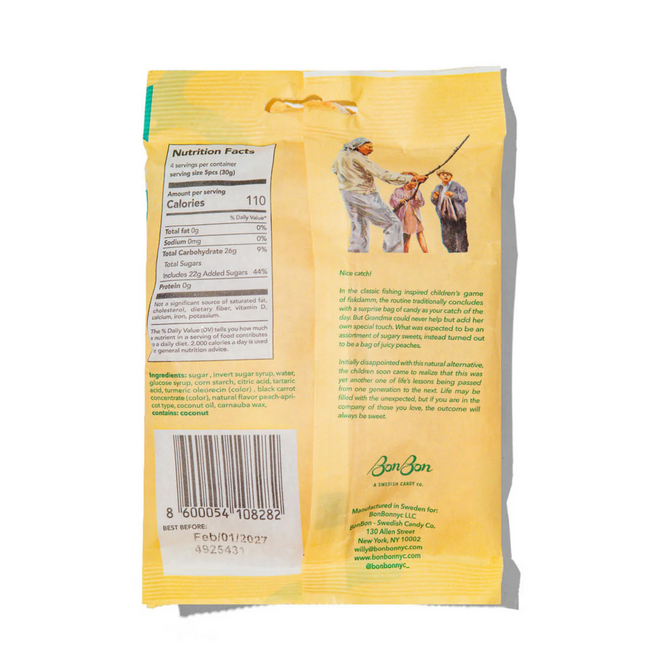 BonBon NYC - Sour Peach Fish