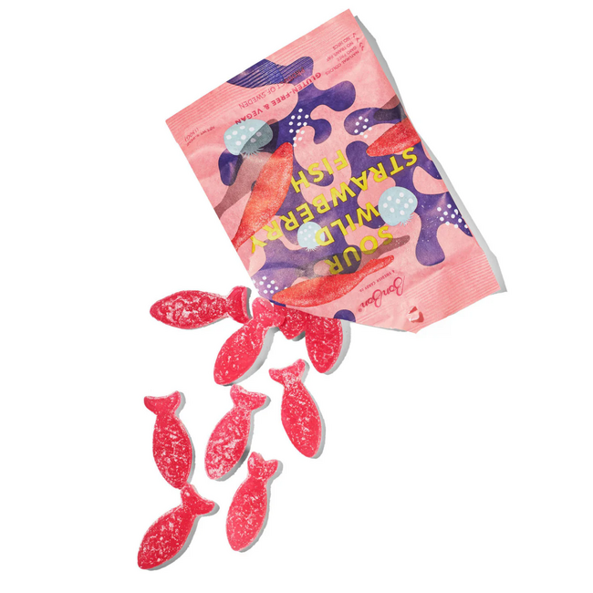 BonBon NYC - Sour Wild Strawberry Fish