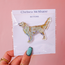 Golden Retriever Button